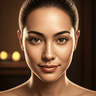 Portrait of a satisfied spa guest